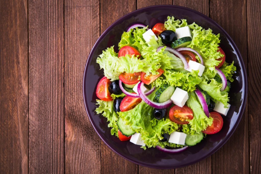 Use a salad spinner to keep lettuce crisp and dry. No watery dressing here!