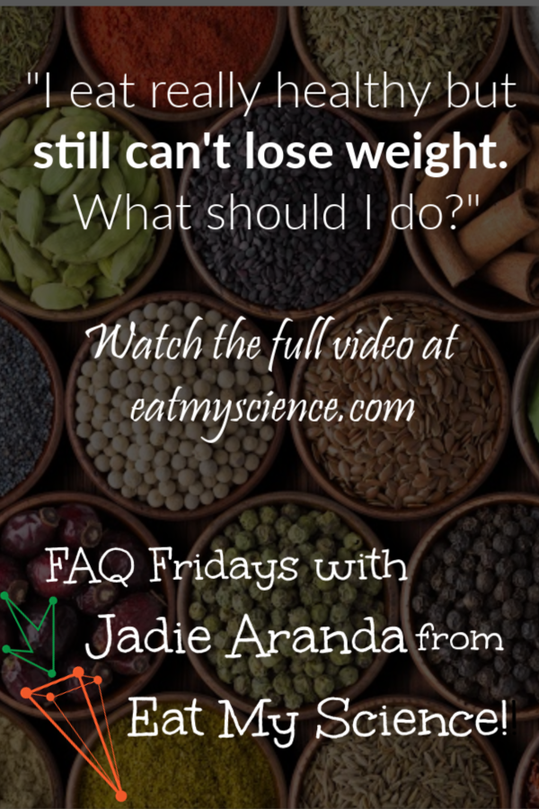 FAQ Friday "I eat really healthy but still can't lose weight. What should I do?"