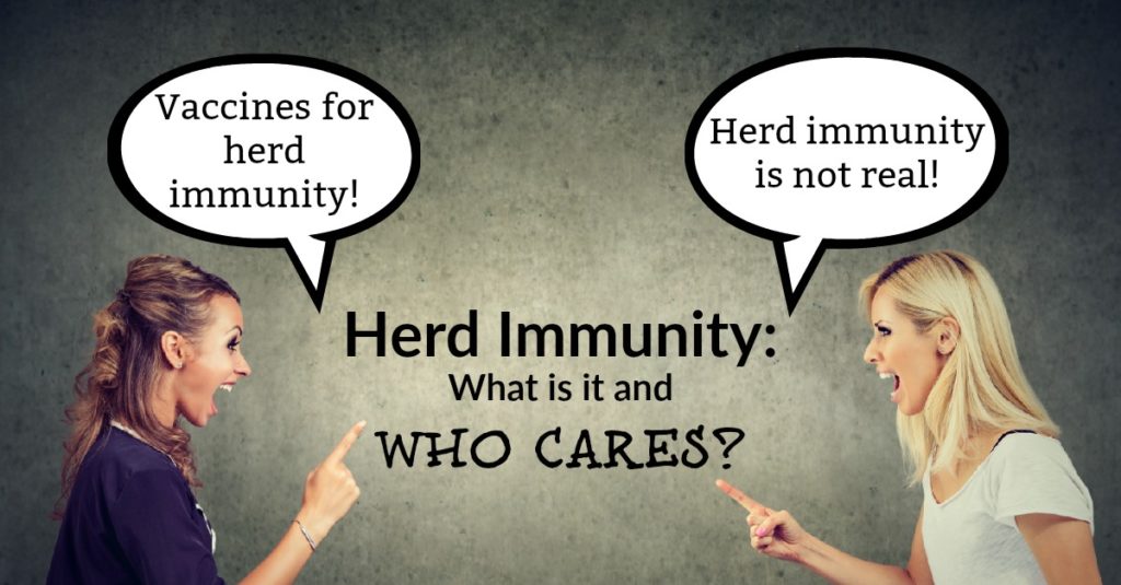 Why are we arguing about herd immunity anyway? If you understand what it is, it's not really the issue.