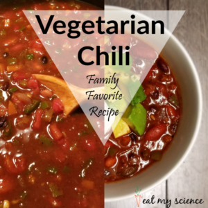 Vegetarian Chili Recipe for the whole family! Meat-eaters, vegans, and vegetarians alike will love this chili!